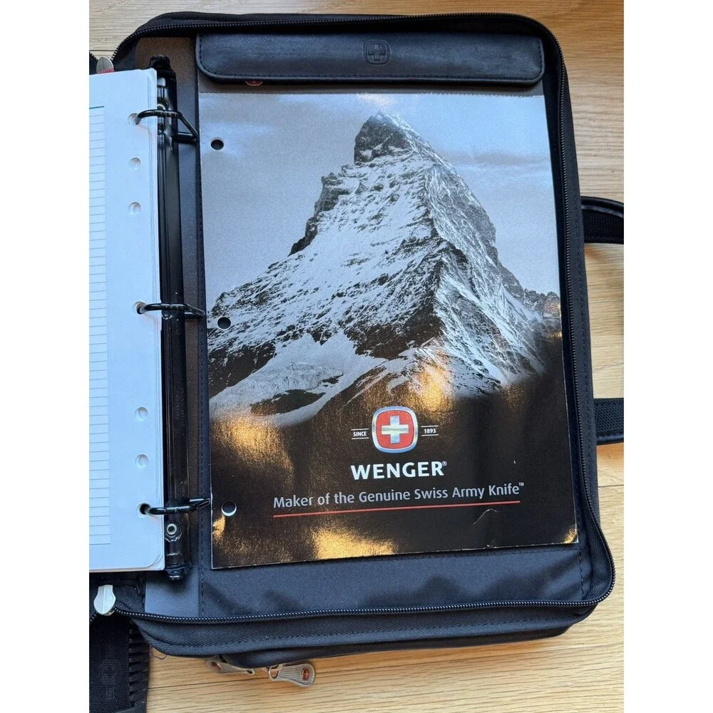 Swiss Gear Wenger Black Leather 15